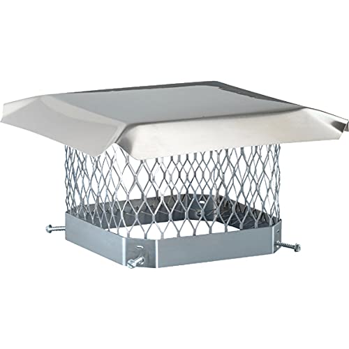 Hy-C #SCSS99 9×9 Stainless Steel Shelter Chim Cap