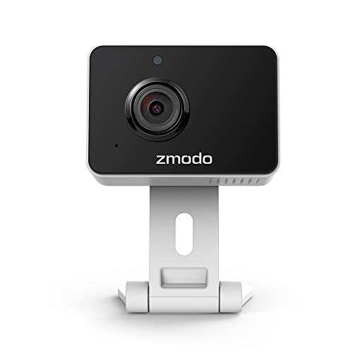 Zmodo Mini Pro -WiFi Indoor Camera for Home Security, 1080p HD Smart IP Cam with Night Vision, 2-Way Audio, AI-powered Motion Detection, Phone App, Pet Camera- Works with Alexa and Google
