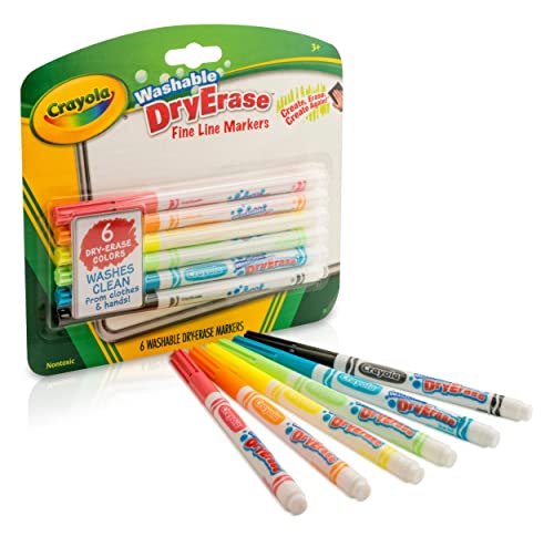 Crayola Dry Erase 6 Pack | The Storepaperoomates Retail Market - Fast Affordable Shopping