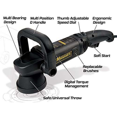 Meguiar’s MT300 Variable Speed Dual Action Polisher, Professionally Designed Car Scratch Remover and Car Polisher – 1 Count | The Storepaperoomates Retail Market - Fast Affordable Shopping