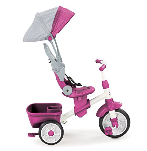 Little Tikes Perfect Fit 4-in-1 Trike, Pink, 9 months – 5 years