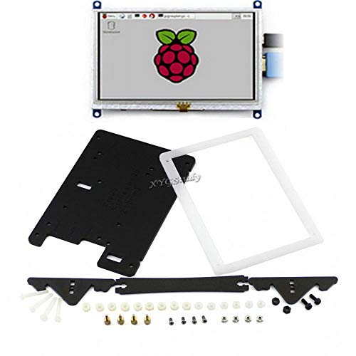 5 inch HDMI Touch LCD Display (B) with Bicolor Case Supports mini PC including Raspberry Pi 4 3 2 Model B B+ Banana Pi Pro BeagleBone Black @XYGStudy