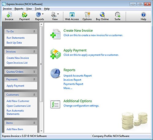 Express Invoice Professional Invoicing Software (PC) | The Storepaperoomates Retail Market - Fast Affordable Shopping