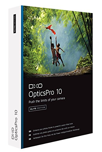 DxO Labs Optics Pro 10 Elite Edition Photo Enhancing Software for Macintosh & Windows – for Full Frame & Crop Format Cameras