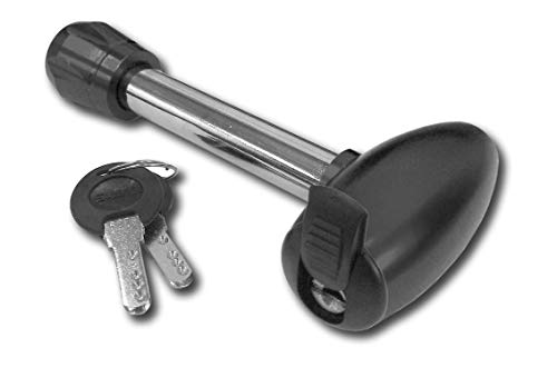 MaxxHaul 70367: 5/8″ Forged Steel Rotating Hitch Lock with Anodized Aluminum Locking Head