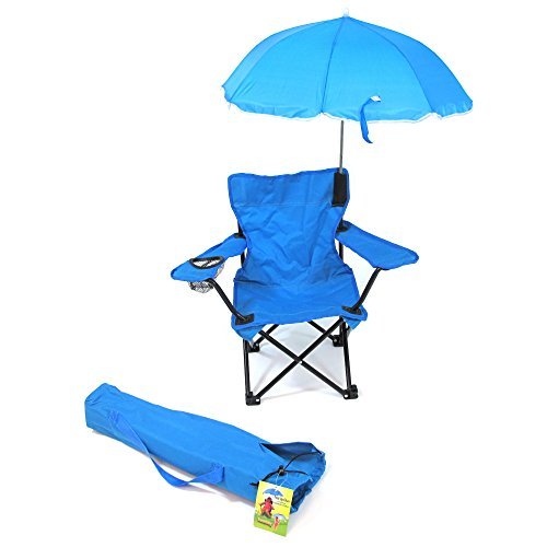 Redmon KIDS Umbrella Camping Chair with Matching Shoulder Bag, Light Blue