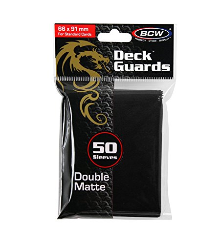 300 Premium Black Double Matte Deck Guard Sleeve Protectors for Gaming Cards like Magic The Gathering MTG, Pokemon, YU-GI-OH!, & More. | The Storepaperoomates Retail Market - Fast Affordable Shopping