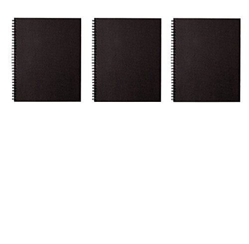 MUJI MoMa Double Ring Notebook B5 80sheets – Pack of 3books Dark Grey