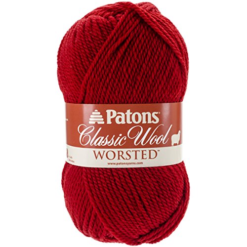 Patons Classic Wool Yarn-Bright Red