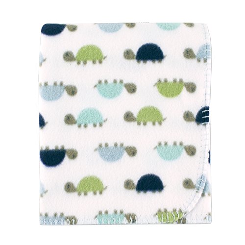 Luvable Friends Unisex Baby Coral Fleece Blanket, Turtle, One Size