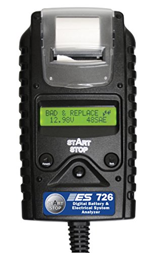 ESI ESI 726 Black 8″ x 4.5″ x 1.5″ Digital Battery and Electrical System Analyzer