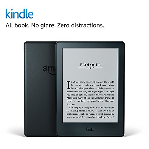 Kindle E-reader (Previous Generation – 8th) – Black, 6″ Display, Wi-Fi, Built-In Audible – Includes Special Offers