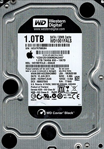 Western Digital WD1001FALS-403AA0 655-1567D 1TB DCM: HARNHTJCAB