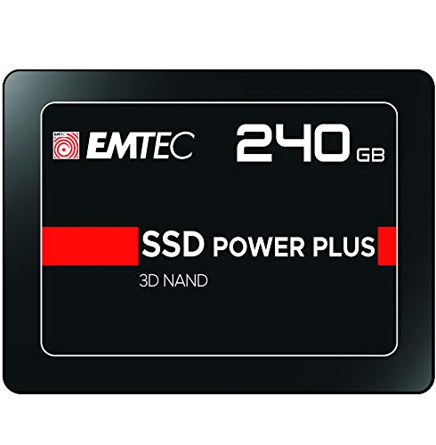 Emtec 240GB X150 Power Plus 3D NAND 2.5” SATA III Internal Solid State Drive (SSD) ECSSD240GX150