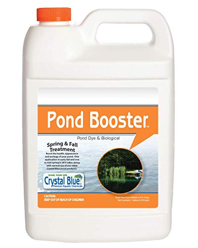 Crystal Blue Pond Booster – Royal Blue Pond Dye & Bacteria Combo – 1 Gallon