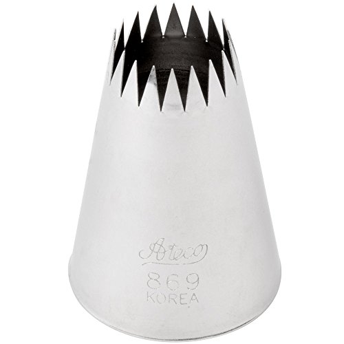 Ateco # 869 – French Star Pastry Tip .69” Opening Diameter- Stainless Steel