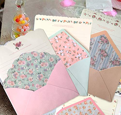 SCStyle 32 Cute Kawaii Lovely Special Design Writing Stationery Paper with 16 Envelope – 32 Letter paper (7.1×5.2 inch) by SCStyle