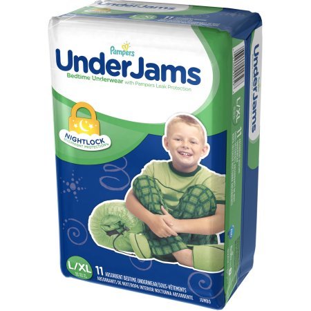 Pampers UnderJams Bedtime Underwear Boys, Size L/XL, 11 ct