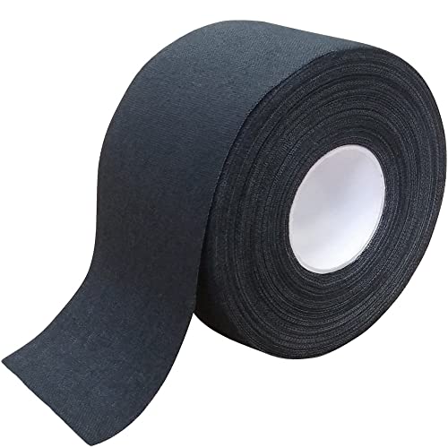 15Yd x 1.5″ Meister Premium Athletic Trainer’s Tape for Sports and Medical (50% Longer) – Black – 1 Roll