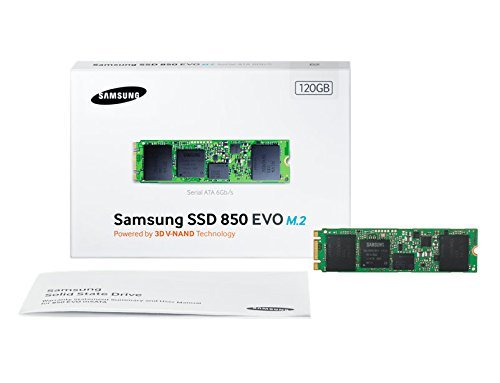 SAMSUNG 850 EVO – 120GB – M.2 SATA III Internal SSD (MZ-N5E120BW)