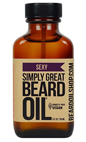 Simply Great Beard Oil – Sexy Scented Beard Oil – Beard Conditioner 3 Oz Easy Applicator – Natural – Vegan and Cruelty Free Care for Beards – America’s Favorite