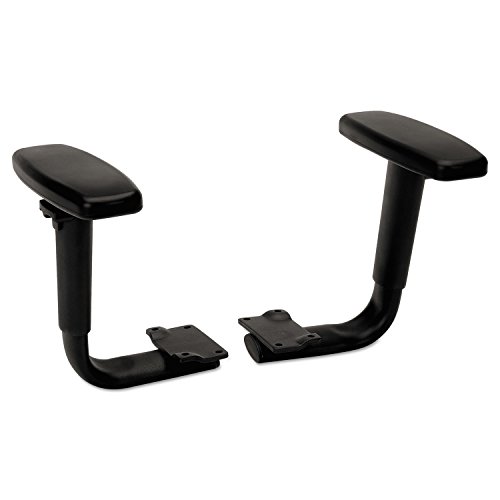 Hon 5795T Height-Adjustable T-Arms for Volt Series Task Chairs, Black (Hon5795t)