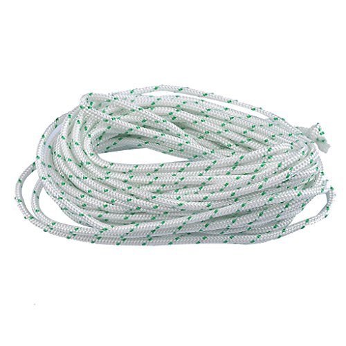 Hipa Recoil Starter Rope 10-Meter 6.0mm O.D Pull Cord for Husqvarna STHIL Sears Craftsman Poulan Lawn Mower Chainsaw Trimmer Edger Brush Cutter Engine Parts