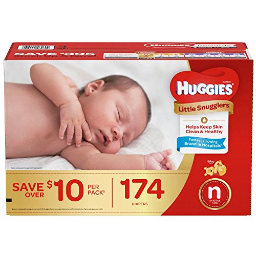 Huggies Little Snugglers Diapers, Size 1, 204 CT