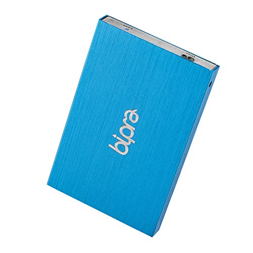 BIPRA 1TB 1000 GB USB 3.0 2.5 inch FAT32 Portable External Hard Drive – Blue