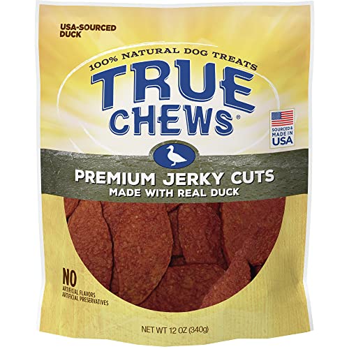 Blue Buffalo True Chews Premium Jerky Cuts Natural Dog Treats, Duck 12 oz bag