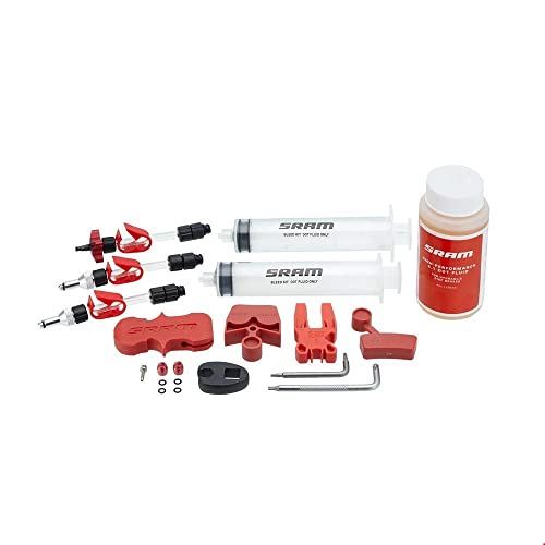 SRAM Standard Disc Brake Bleed Kit – For SRAM X0, XX, Guide, Level, Code, HydroR, and G2, with DOT Fluid