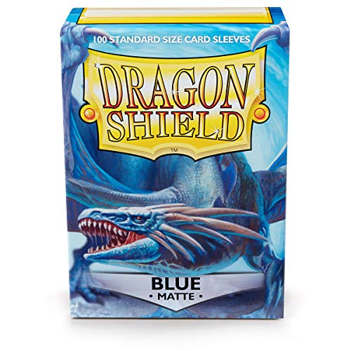 Dragon Shield Matte Blue 100 Protective Sleeves