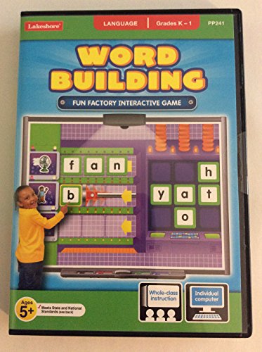 Word Building — Fun Interactive Game — Grades K -1 — Pc Mac