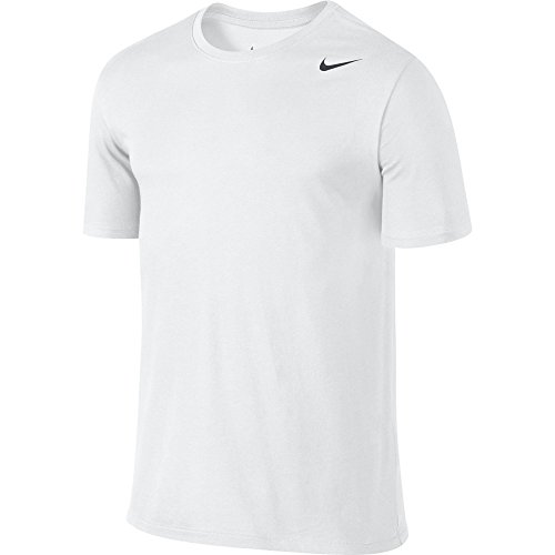 Nike Men’s Short-Sleeved Training Shirt, White/Black, 2X-Large