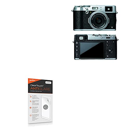 Screen Protector for Fujifilm x100T (Screen Protector by BoxWave) – ClearTouch Anti-Glare (2-Pack), Anti-Fingerprint Matte Film Skin for Fujifilm x100T, Fujifilm x100T, X100F, X-E2
