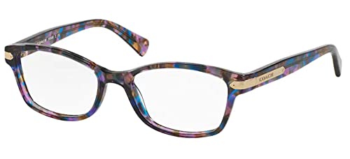 COACH Eyeglasses HC 6065 5288 Purple Confetti Tortoise