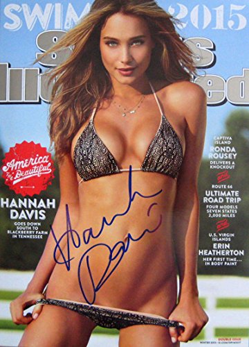 Hannah Davis autographed 2015 Swimsuit Sports Illustrated magazine Winter 2015