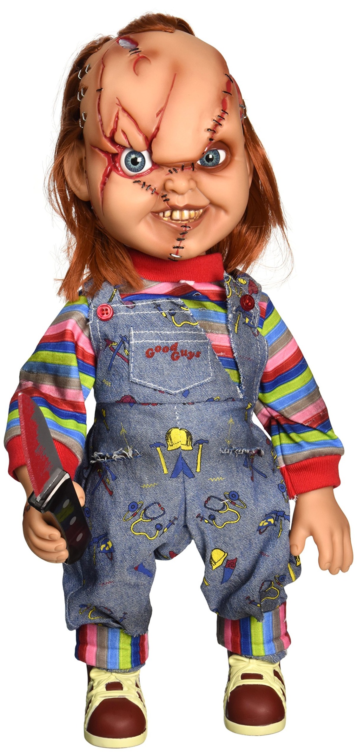 Mezco Toyz Child’s Play Talking Mega Scale Chucky Action Figure, 15″ | The Storepaperoomates Retail Market - Fast Affordable Shopping