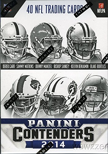 2014 Panini Contenders Football Factory Sealed Retail Box with EXCLUSIVE ROOKIE TICKET SWATCH MEMORABILIA Card! Look for Rookie Cards and Autos of Derek Carr, Odell Beckham & Many More!