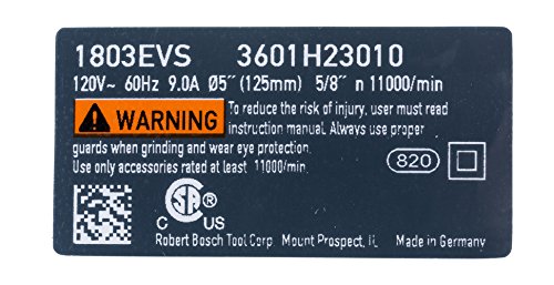 Bosch Parts 1601118K48 Nameplate