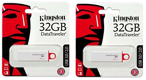 Kingston 32GB DataTraveler G4 DTIG4 USB 3.0 Flash Drive Wholesale lot of 2