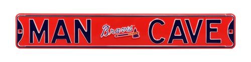 Atlanta Braves”MAN CAVE” Authentic Street Sign