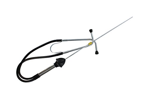 ABN Mechanics Stethoscope – 2 Piece Automotive Stethoscope Kit Car Stethoscope Automotive Engine Diagnostic Tool