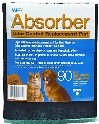 WEB KHBWABSORBPD Absorber Odor Control Replacement Pad