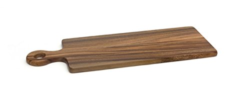 Lipper International Acacia Wood Serving and Cutting Board, 19.75″ x 7″ x 0.5″