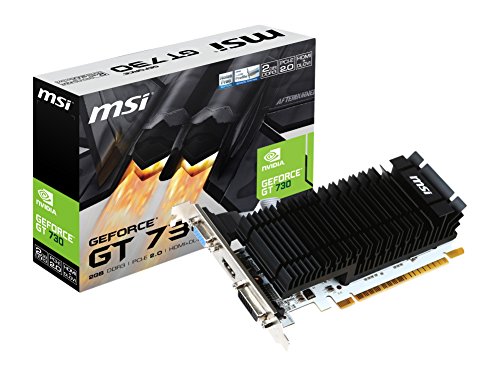 MSI GeForce GT 730 Kepler DDR3 2GB OC Low Profile DirectX 12 (N730K-2GD3H/LP)
