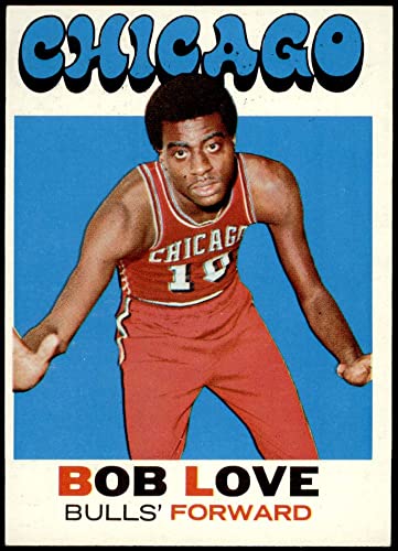 1971 Topps # 45 Bob Love Chicago Bulls (Basketball Card) EX Bulls Southern University and A&M College
