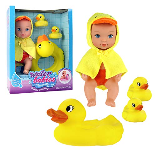 Just Play Waterbabies Bath Time Fun Duckie Baby Doll