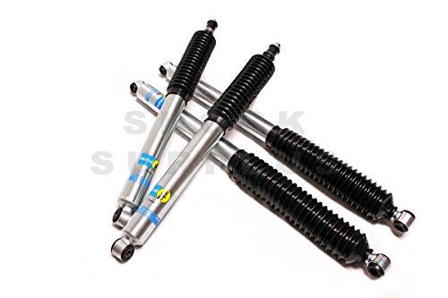 Bilstein 5100 Monotube Gas Shock Set compatible with 2005-2016 Ford F250 4WD w/4″ Lift