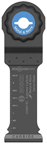 BOSCH OSM114C StarlockMax Carbide Plunge Cut Blade, 1-1/4″